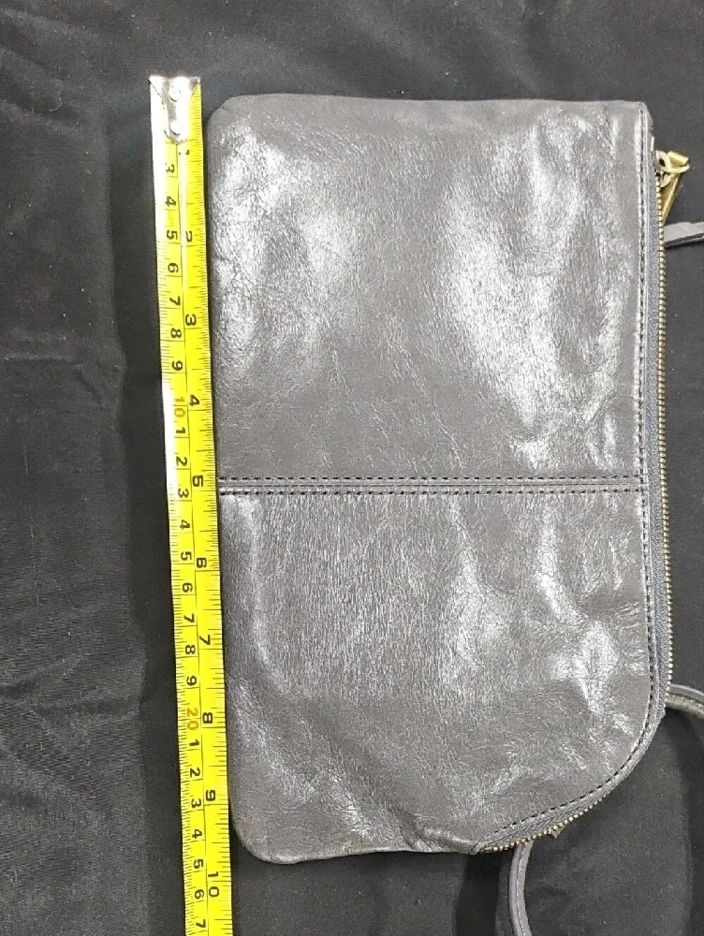HOBO Inked Hyde 2018 Collectors Edition Gray Embossed Floral Wristlet